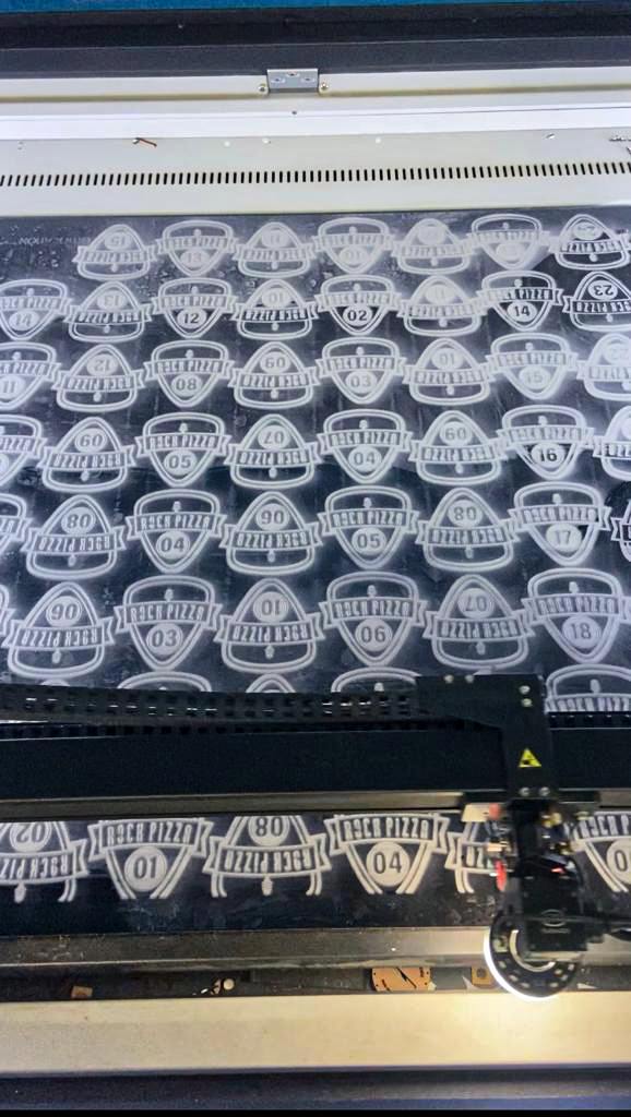 Material antes do corte laser